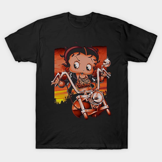 Betty Boop new 6 T-Shirt by RyuZen